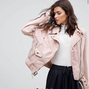 Oversized denim jacket